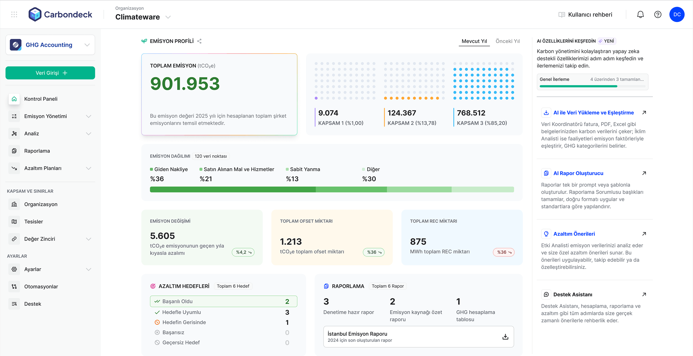 Carbondeck Dashboard Image